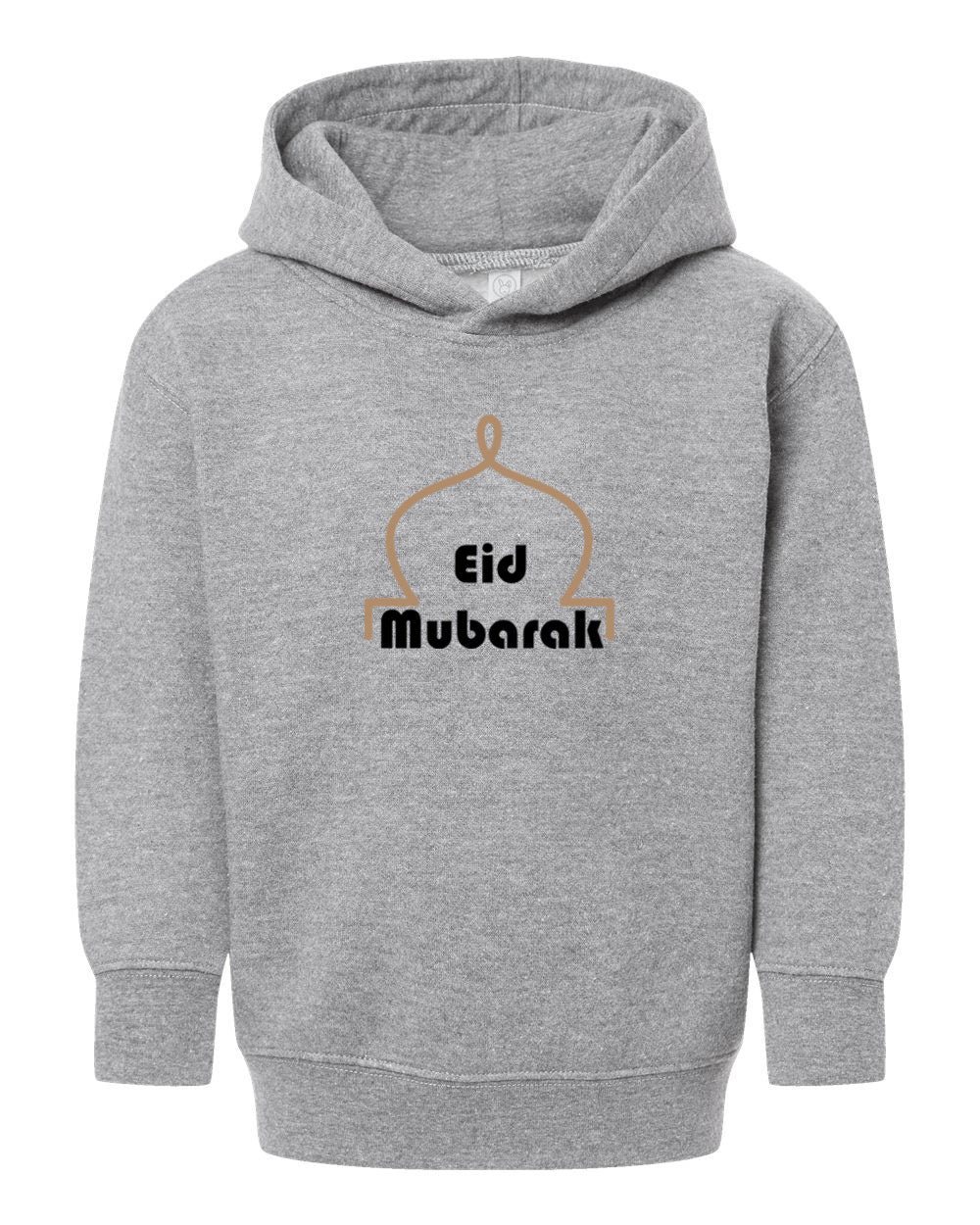 Eid Mubarak Toddler Pullover Fleece Hoodie