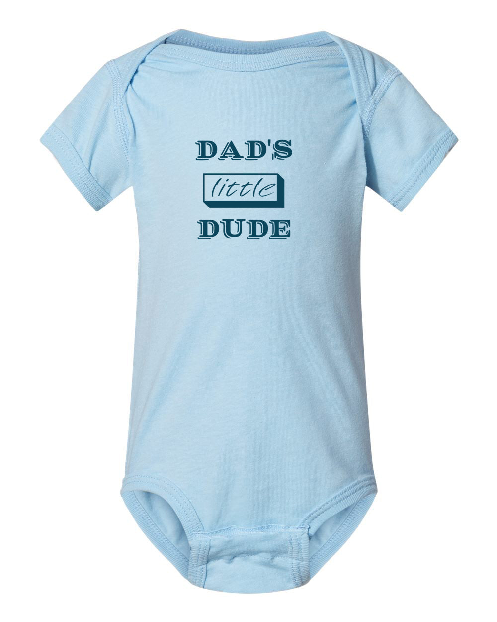 Dad's Little Dude Infant Short Sleeve Onesie