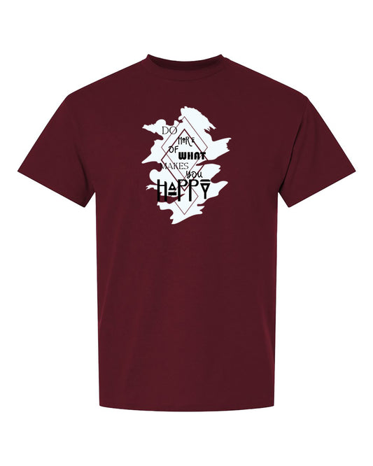Do More Of What Makes You Happy Adult Short Sleeve T-Shirt