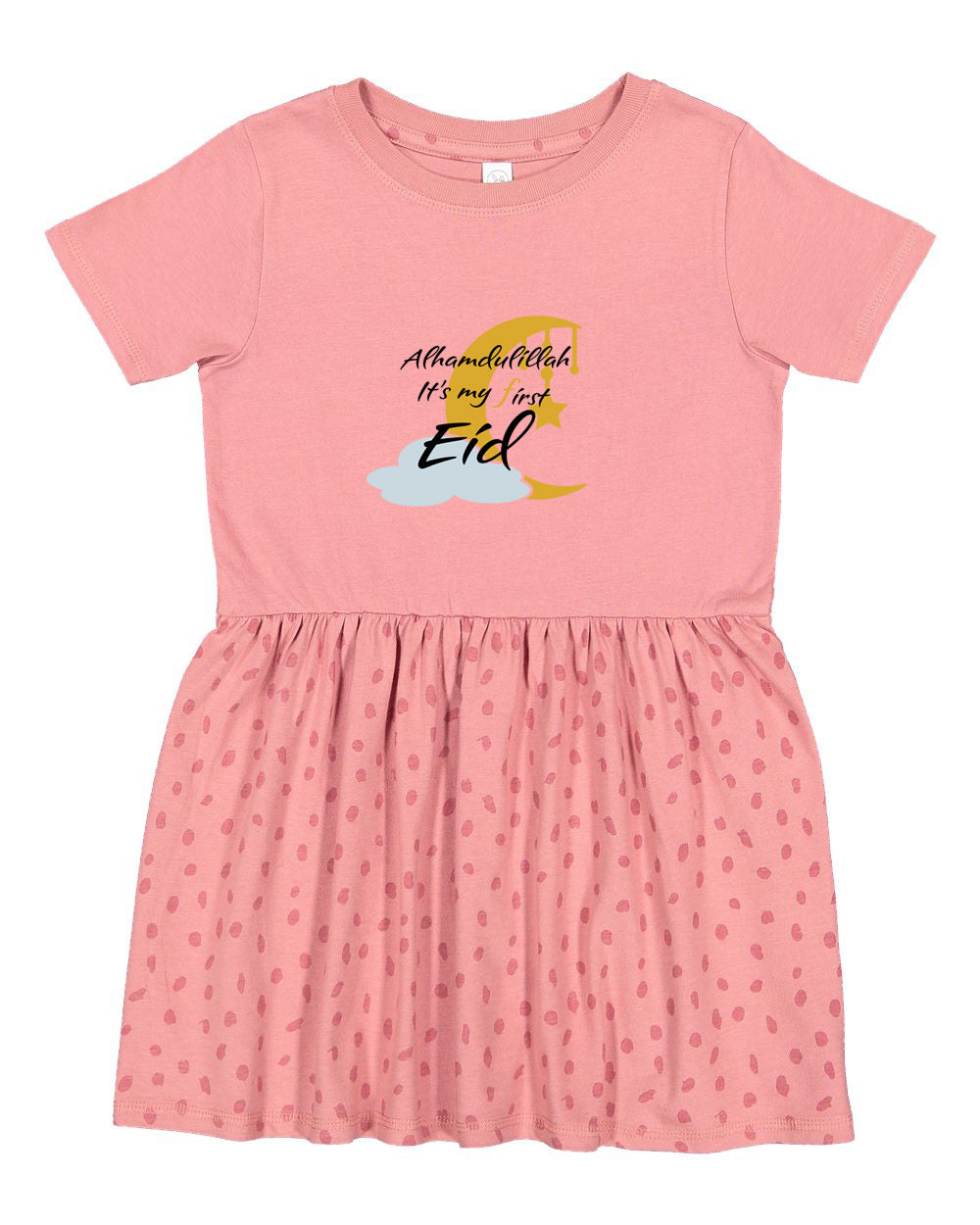 Alhamdulillah It's My First Eid Infant Dress