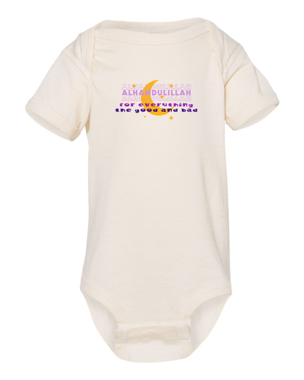 Alhamdulillah For Everything Infant Short Sleeve Onesie