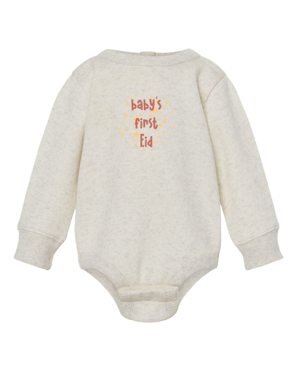 baby's first Eid Infant Fleece Long Sleeve Onesie