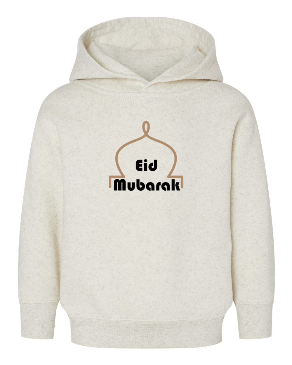 Eid Mubarak Toddler Pullover Fleece Hoodie