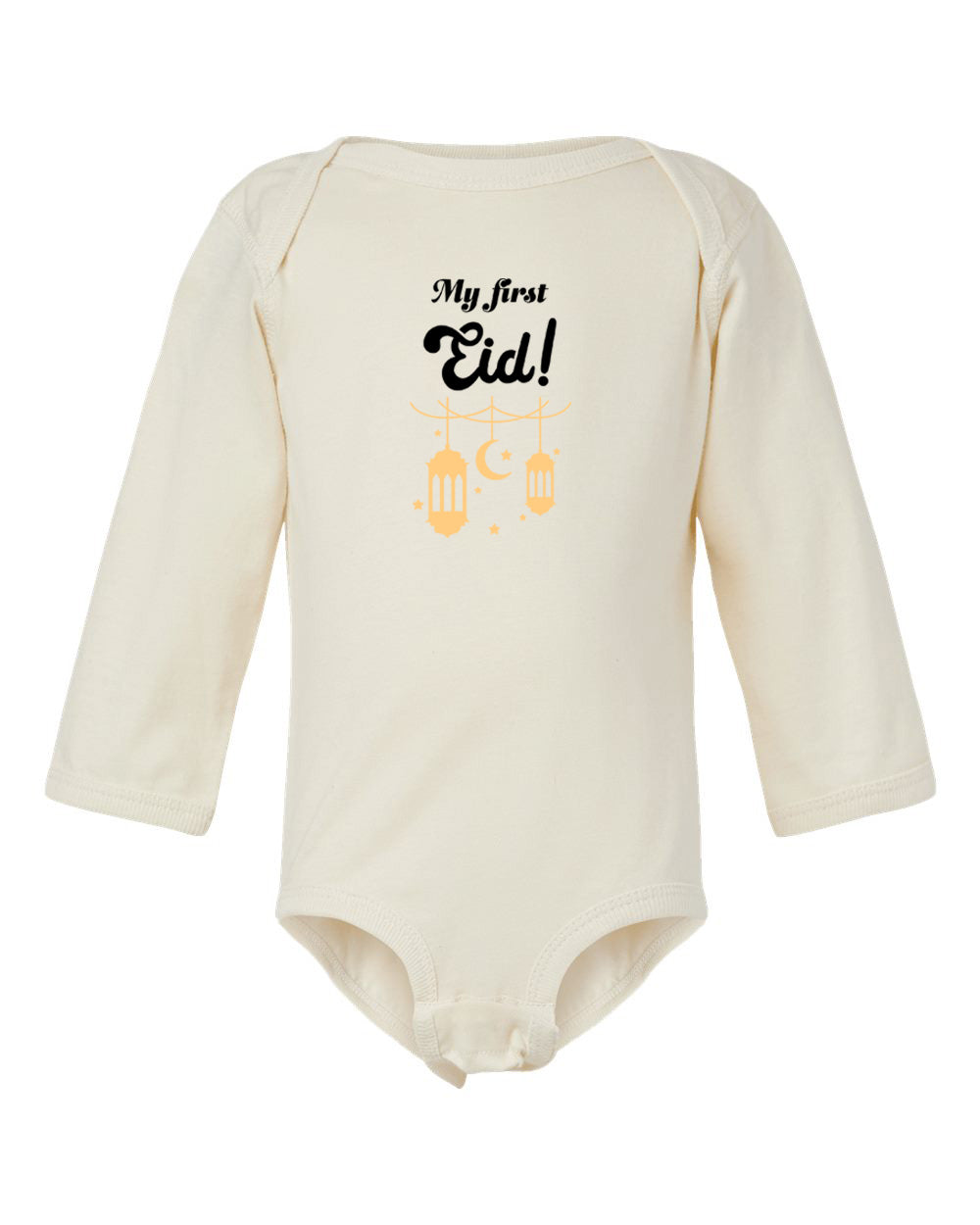 My First Eid Infant Long Sleeve Onesie
