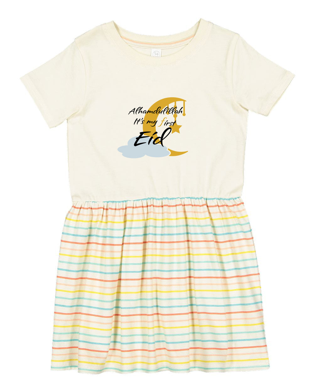 Alhamdulillah It's My First Eid Infant Dress