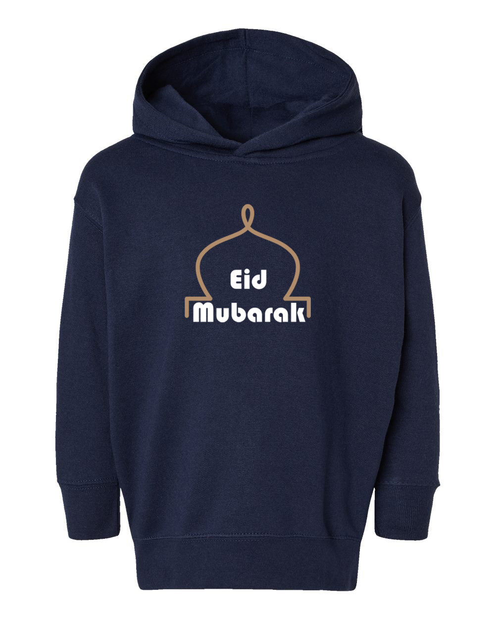 Eid Mubarak Toddler Pullover Fleece Hoodie