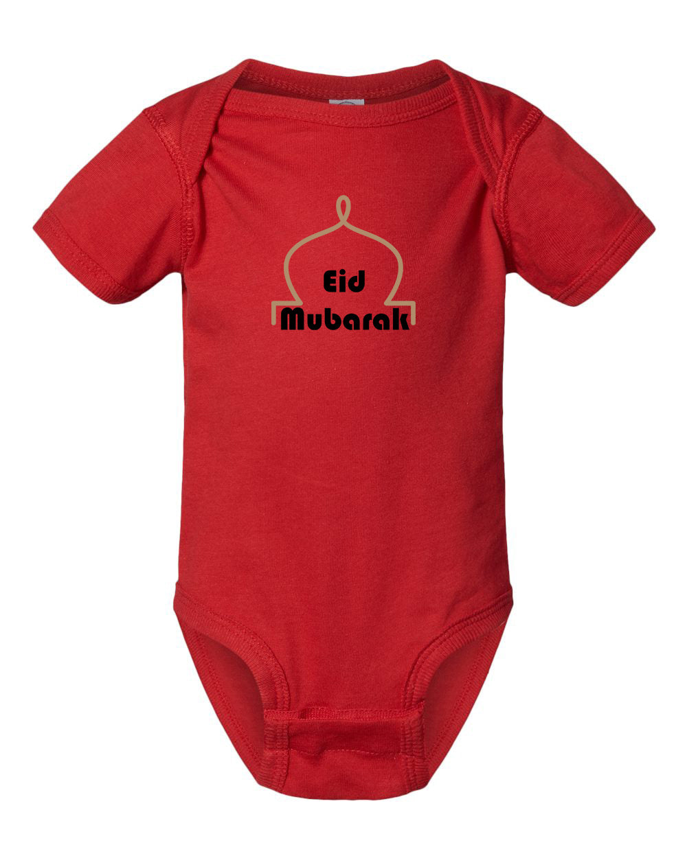 Eid Mubarak Infant Short Sleeve Onesie