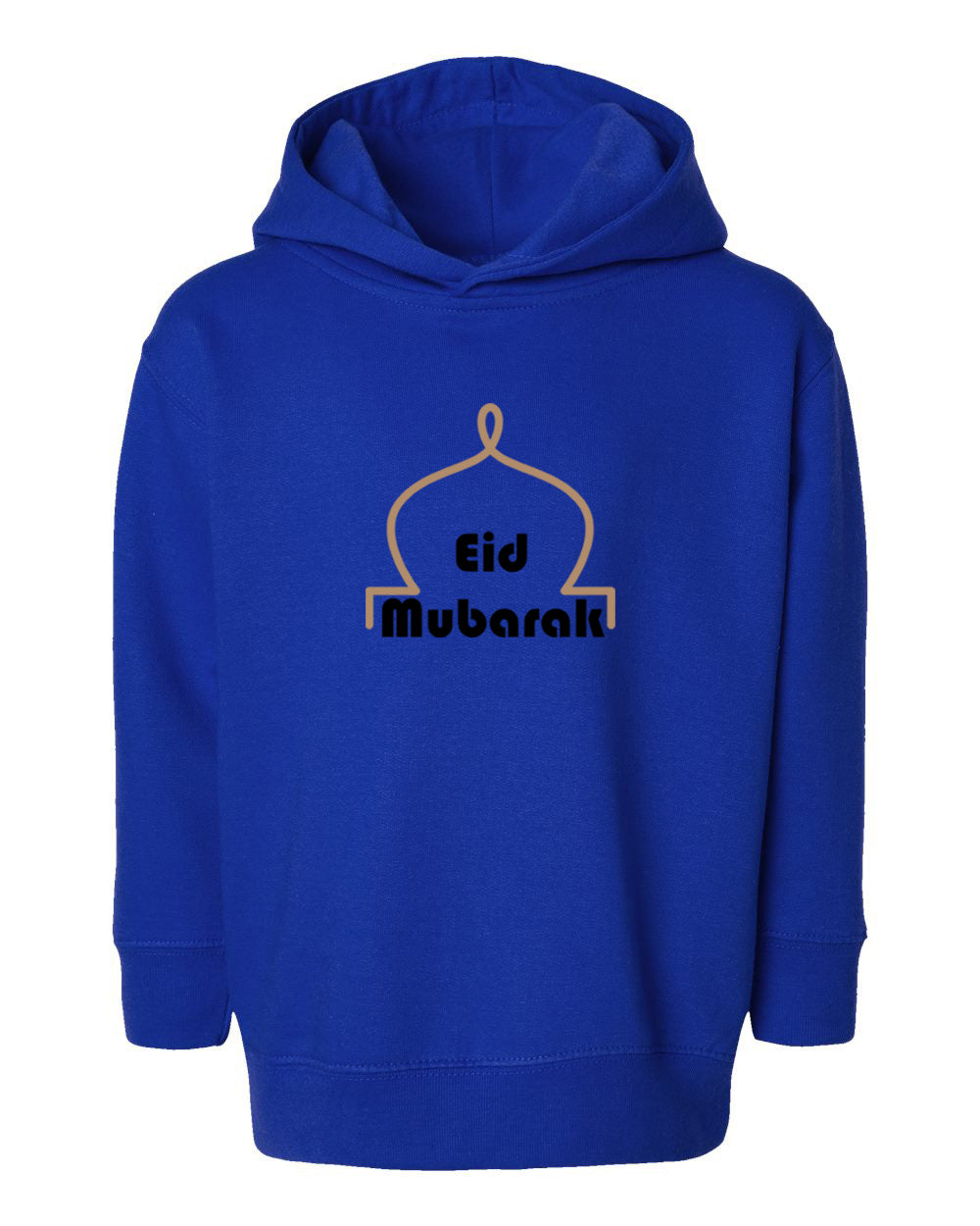 Eid Mubarak Toddler Pullover Fleece Hoodie