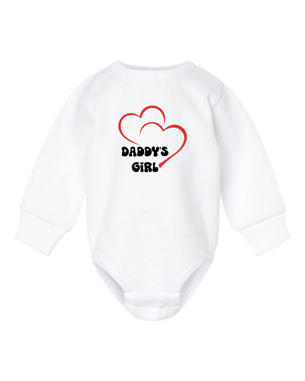 Daddy's Girl Infant Fleece Long Sleeve Onesie