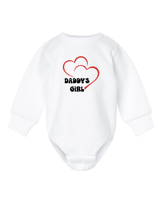 Daddy's Girl Infant Fleece Long Sleeve Onesie