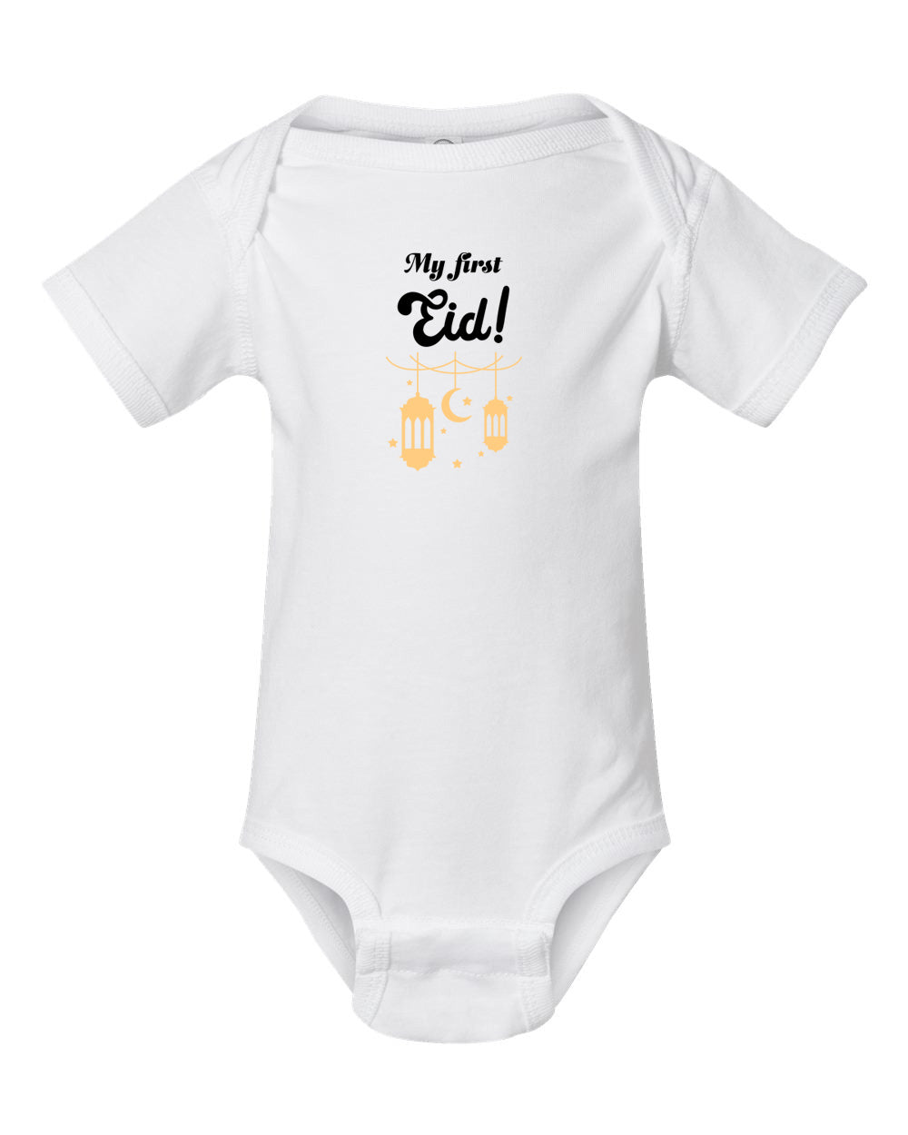 My First Eid Infant Short Sleeve Onesie