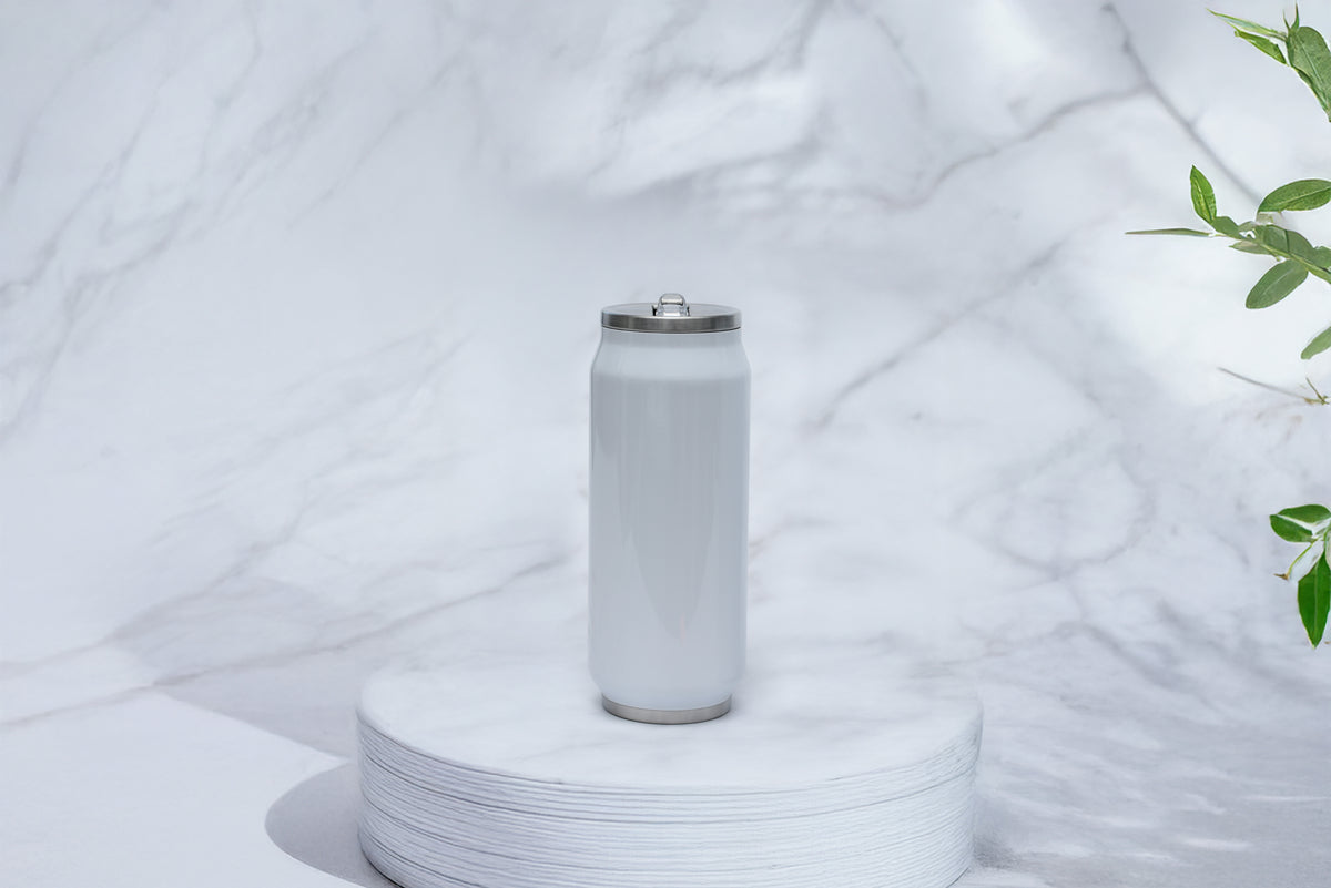 16oz Stainless Steel Cola Can with Flip Top - LP CC12WSS